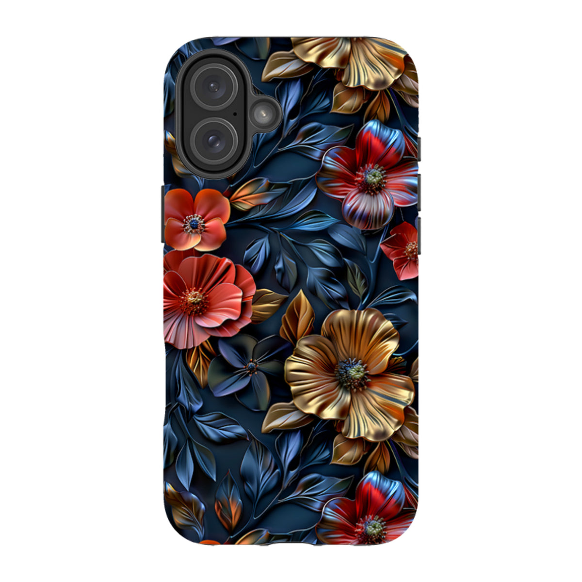 iPhone MagSafe Tough Case - Cascade Floral