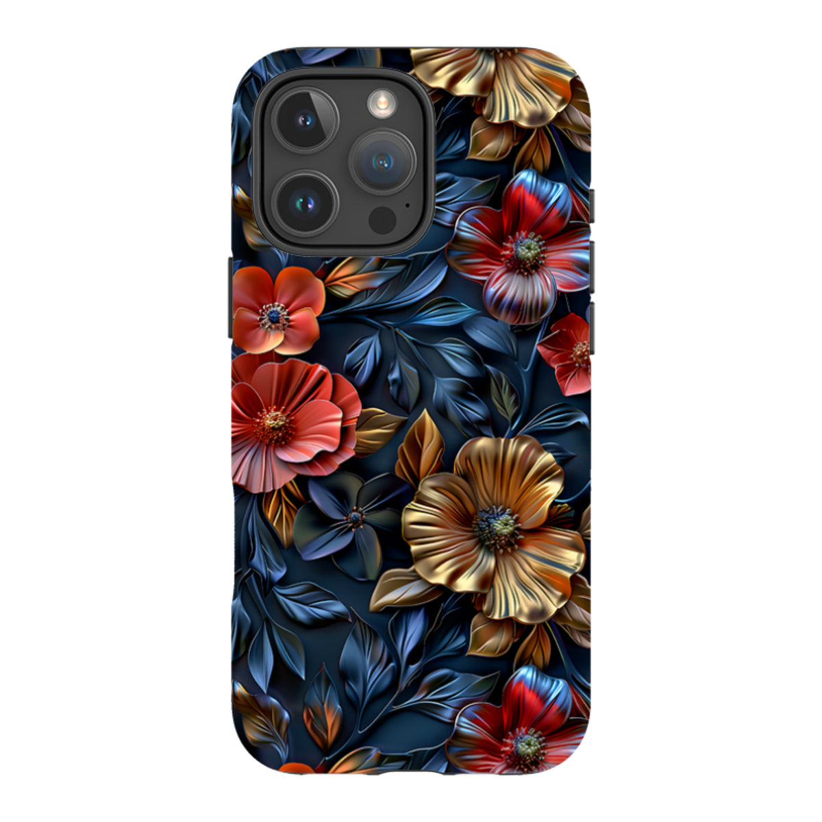iPhone MagSafe Tough Case - Cascade Floral