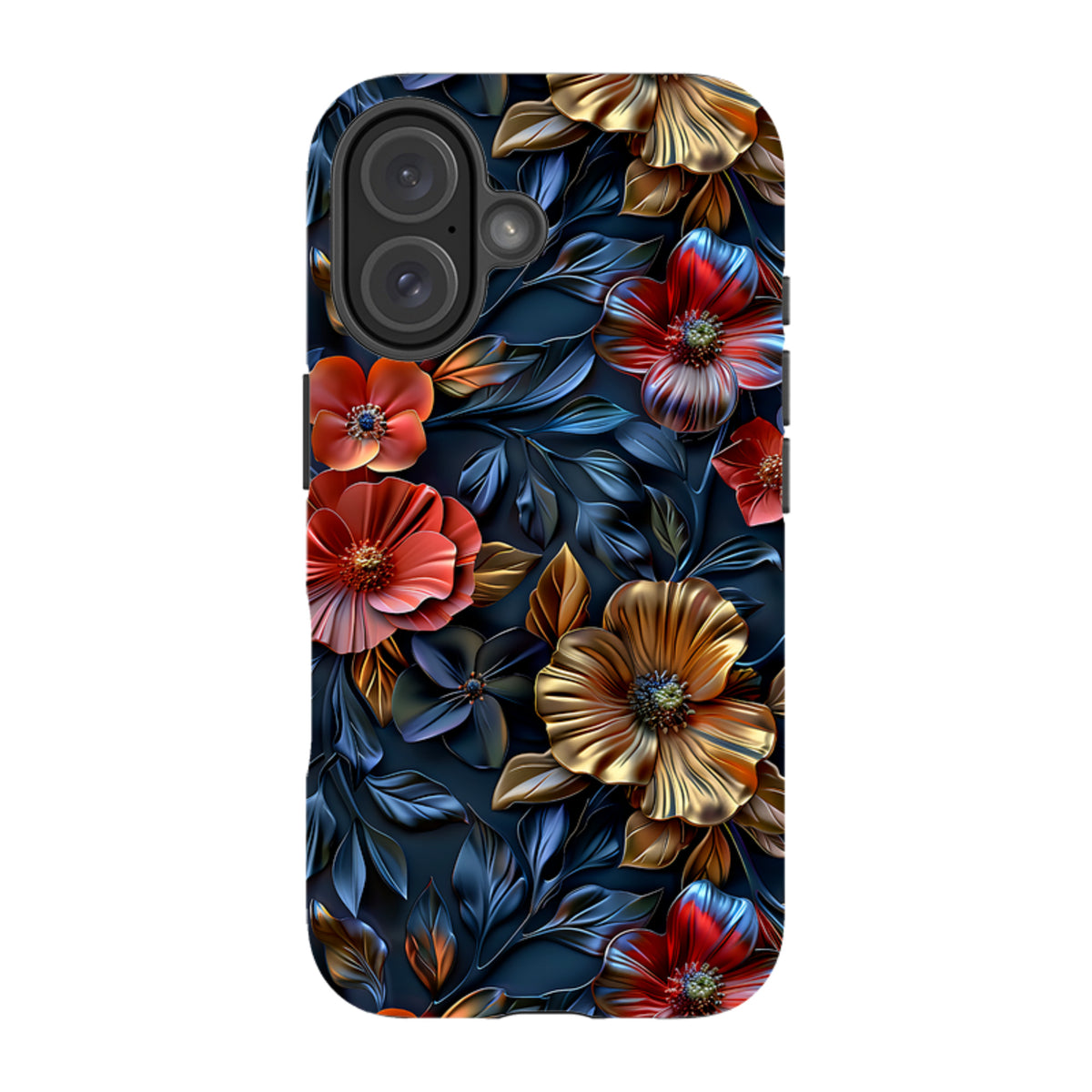iPhone MagSafe Tough Case - Cascade Floral