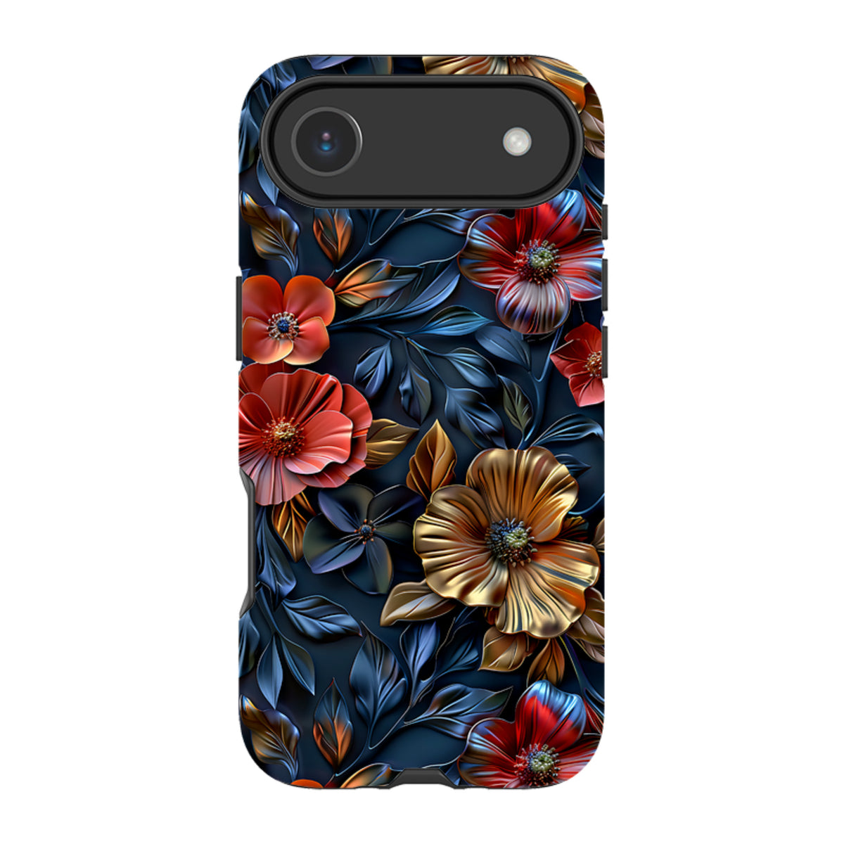 iPhone MagSafe Tough Case - Cascade Floral