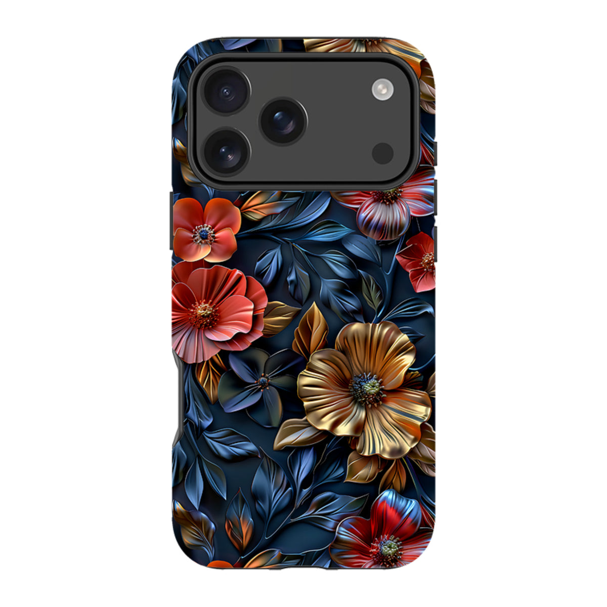 iPhone MagSafe Tough Case - Cascade Floral