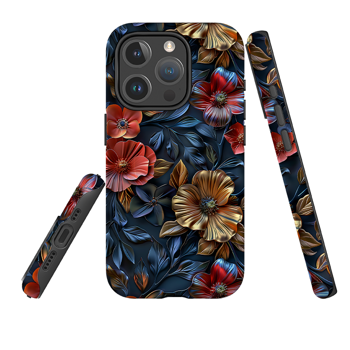 iPhone MagSafe Tough Case - Cascade Floral