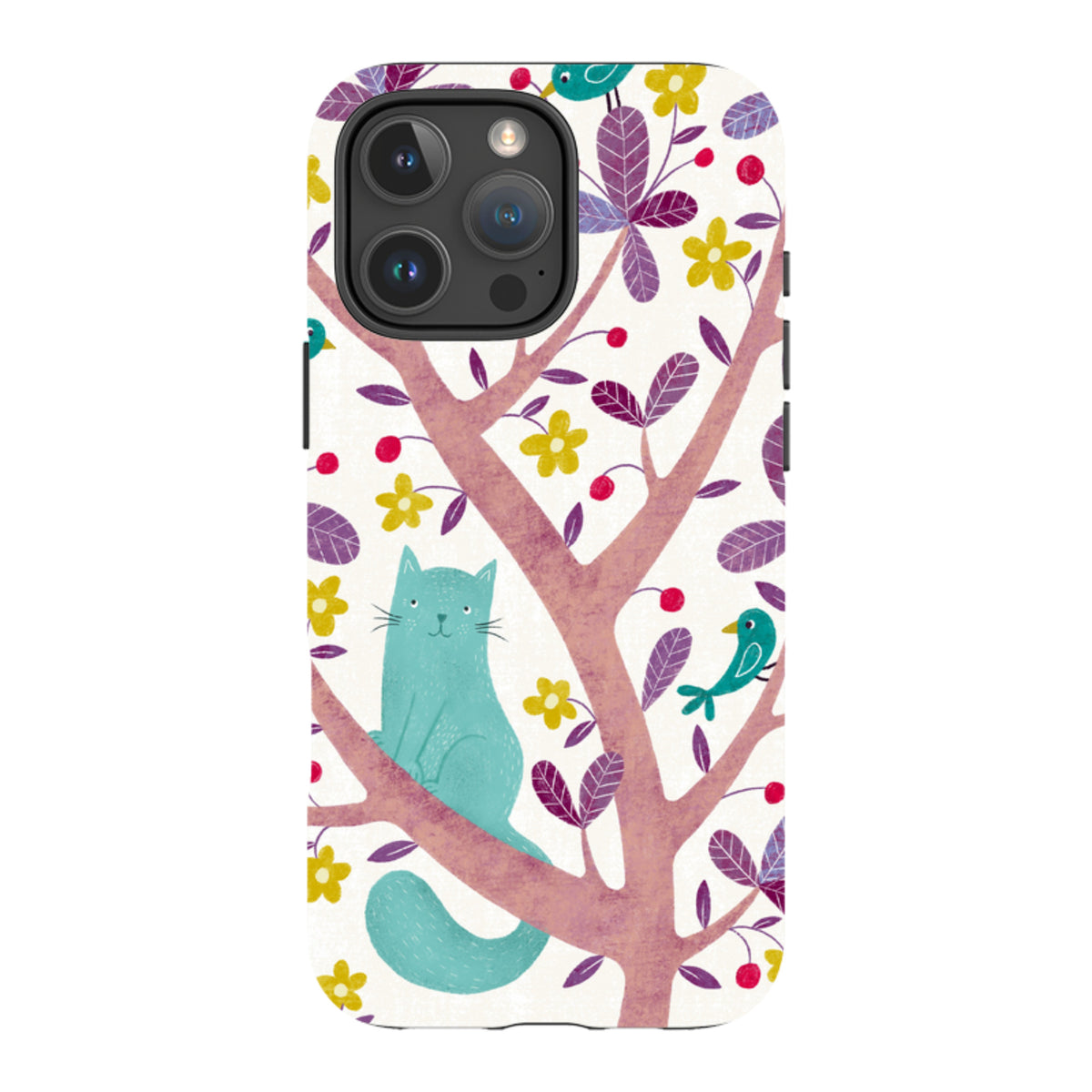 iPhone MagSafe Tough Case -  Cat and Bird By Suzy Taylor