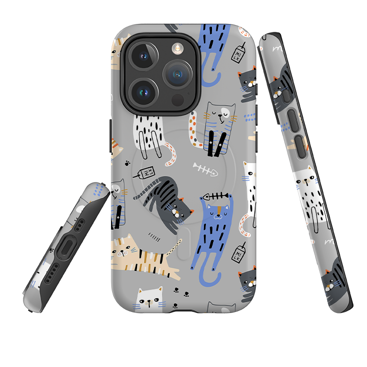 iPhone MagSafe Tough Case - Cat and Bone