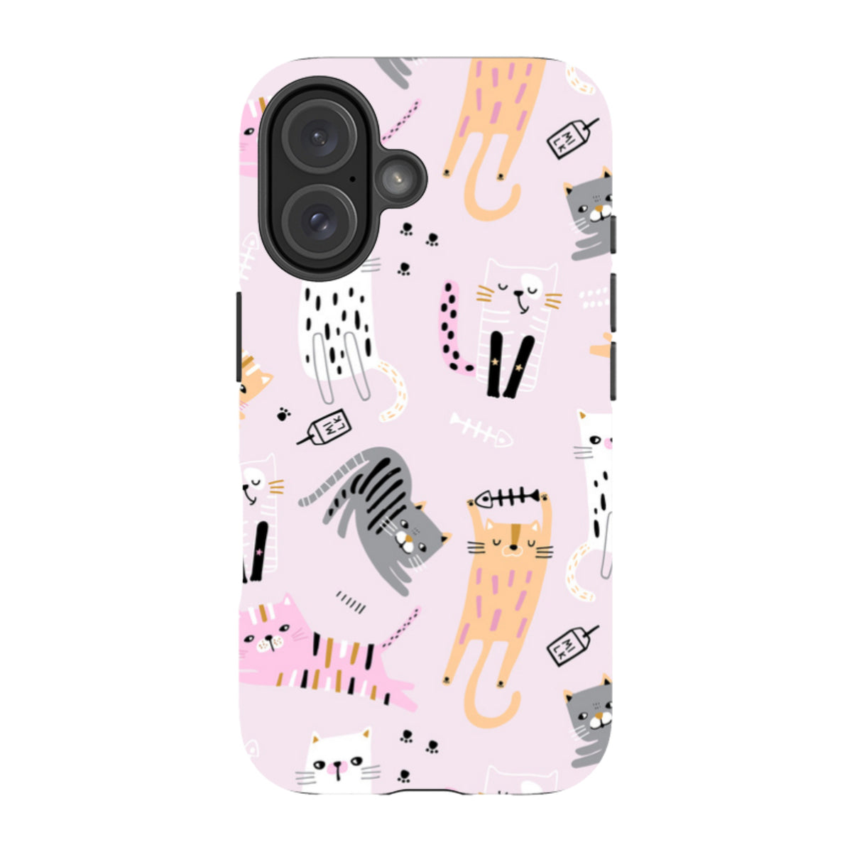 iPhone MagSafe Tough Case - Cat and Bone Pink