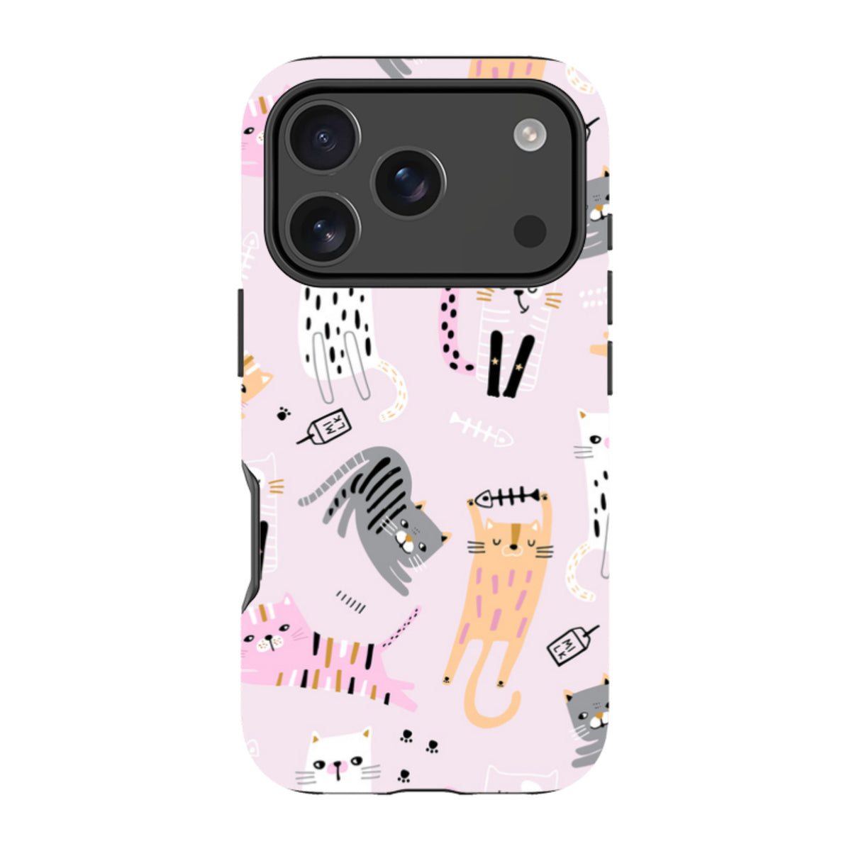 iPhone MagSafe Tough Case - Cat and Bone Pink