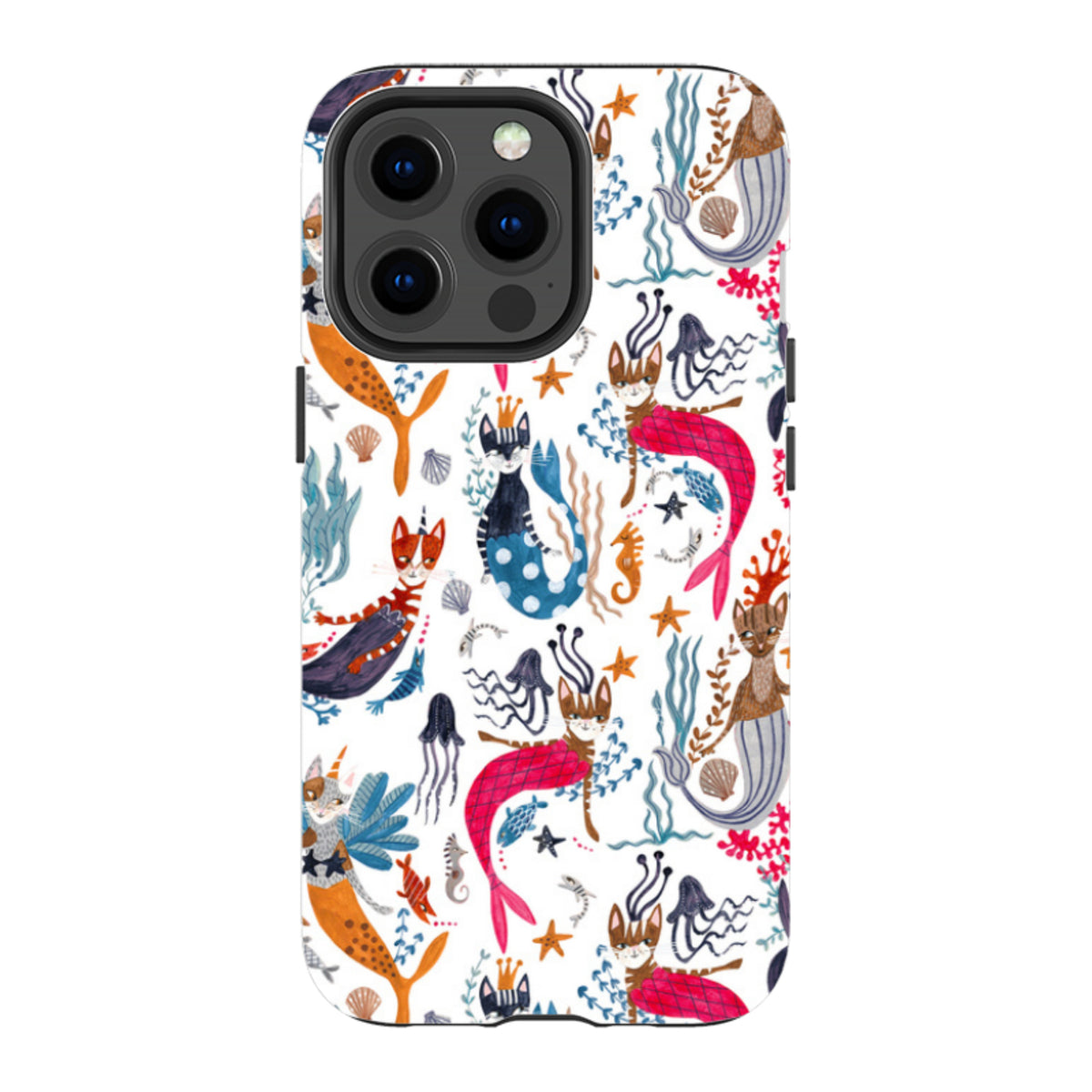 iPhone MagSafe Tough Case -  Cat-Fish By Caroline Bonne Muller