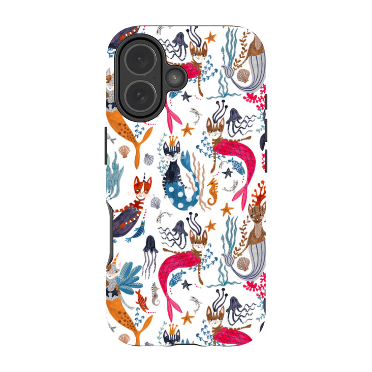 iPhone MagSafe Tough Case -  Cat-Fish By Caroline Bonne Muller