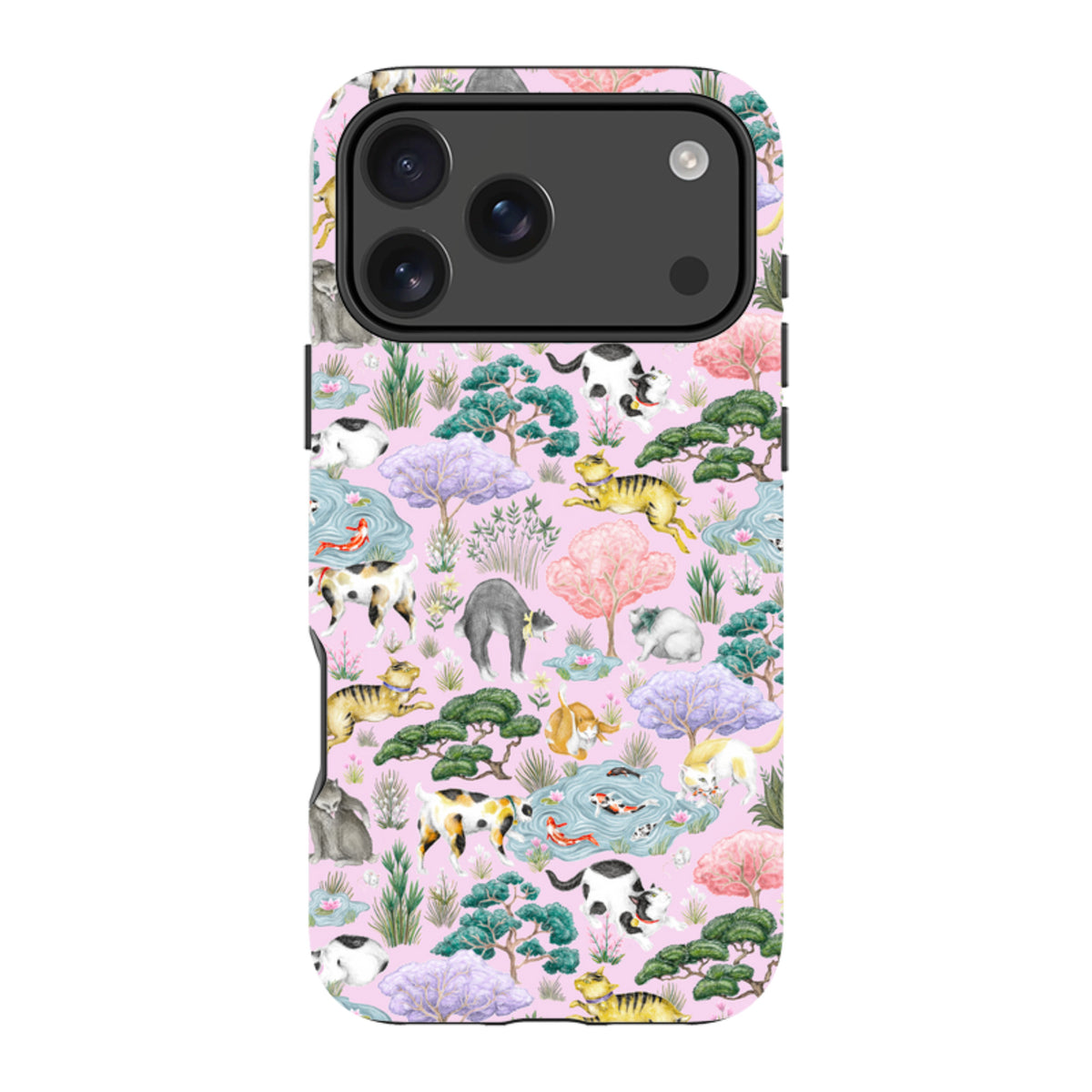 iPhone MagSafe Tough Case – Cat Garden von Catherine Rowe