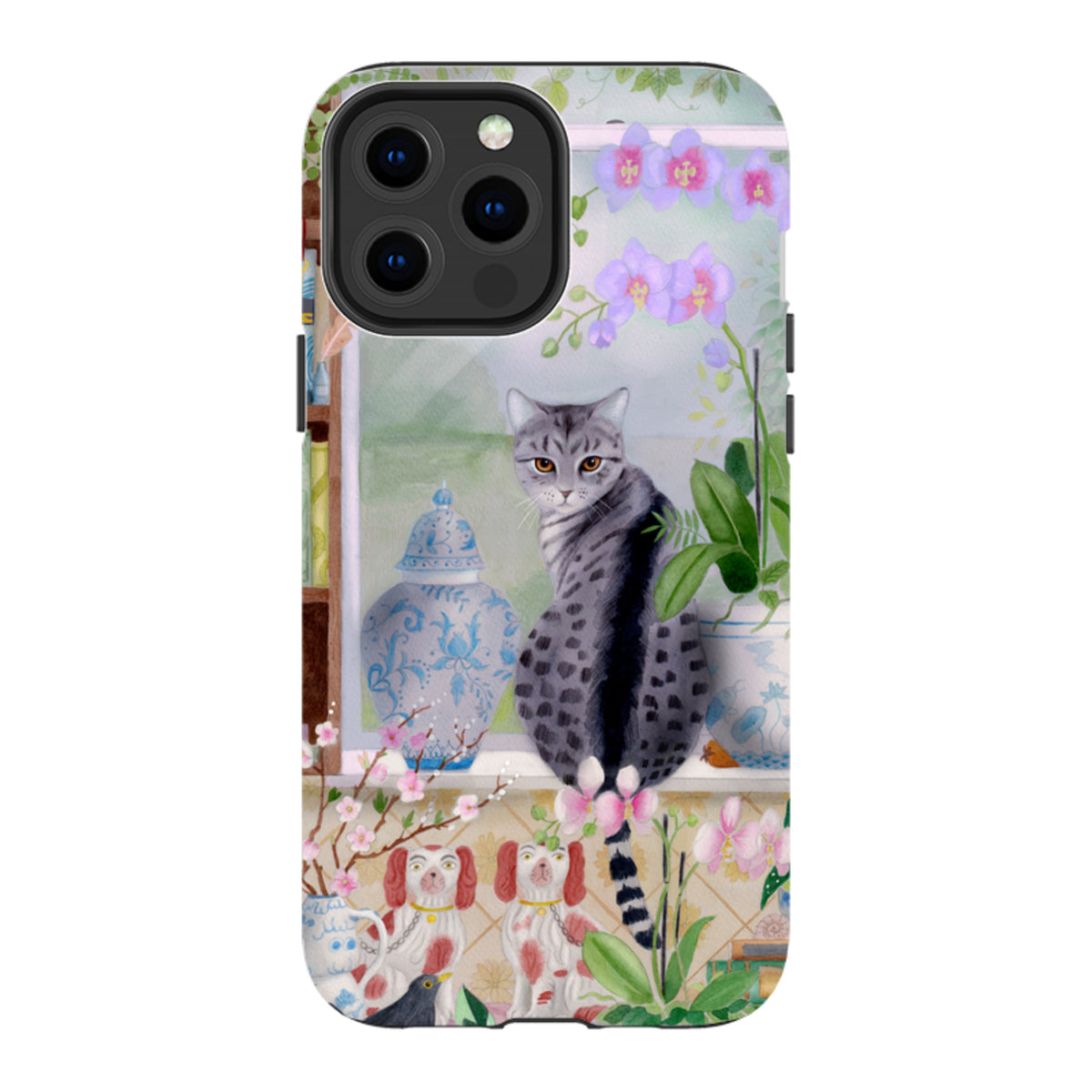 iPhone MagSafe Tough Case - Cat in Window By Bex Parkin