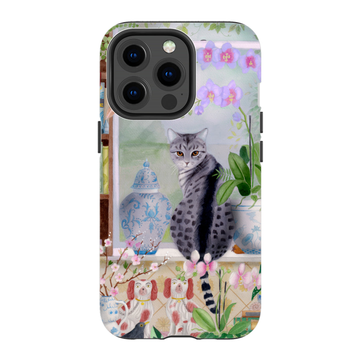 iPhone MagSafe Tough Case - Cat in Window By Bex Parkin