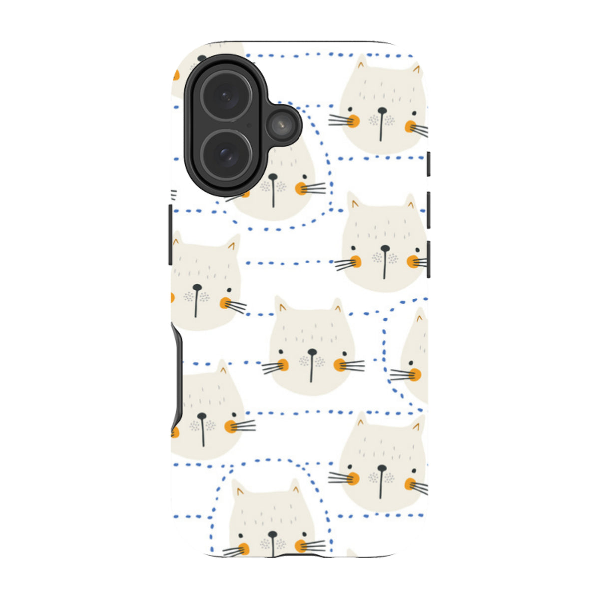 iPhone MagSafe Tough Case - Cat Tiles