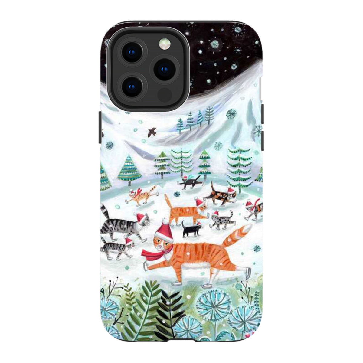 iPhone MagSafe Tough Case - Cats On Ice By Mary Stubberfield