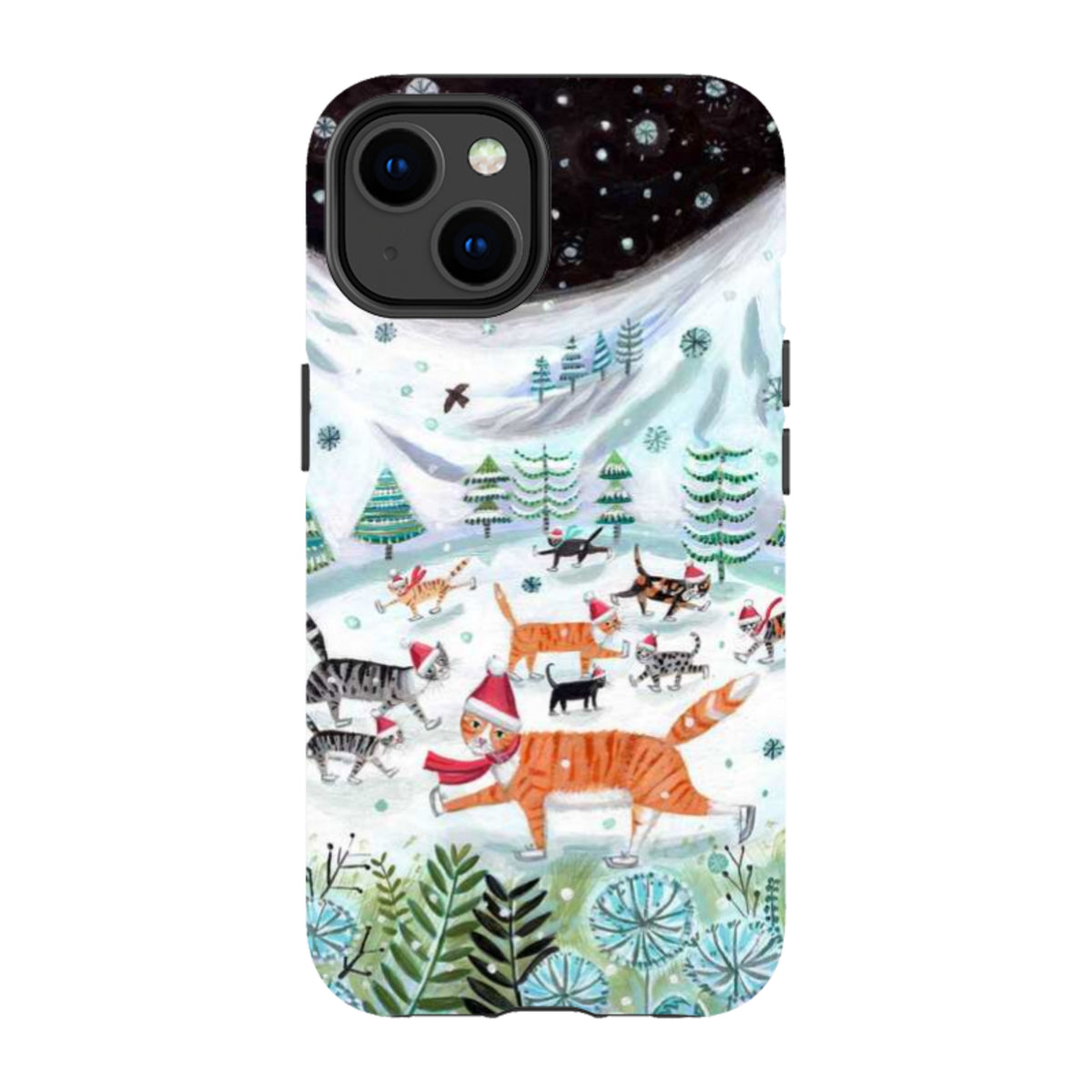 iPhone MagSafe Tough Case - Cats On Ice By Mary Stubberfield