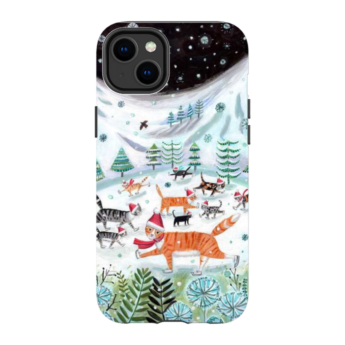 iPhone MagSafe Tough Case - Cats On Ice By Mary Stubberfield