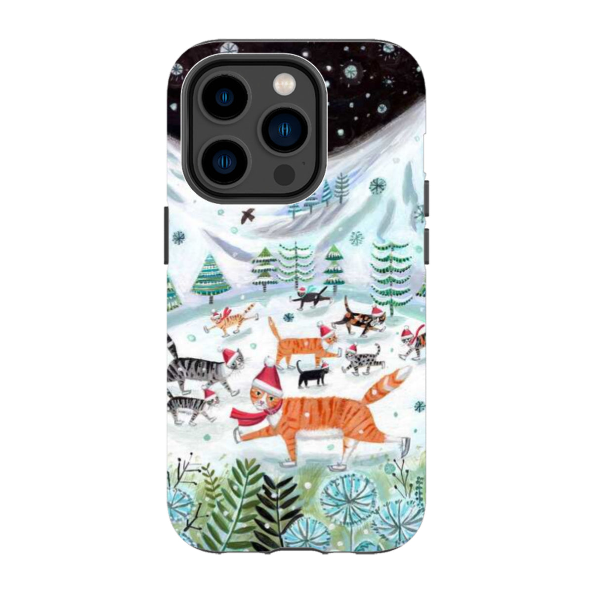 iPhone MagSafe Tough Case - Cats On Ice By Mary Stubberfield
