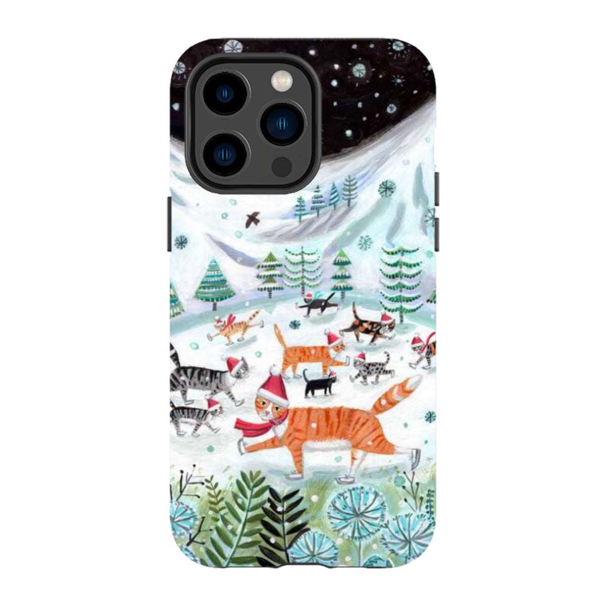 iPhone MagSafe Tough Case - Cats On Ice By Mary Stubberfield