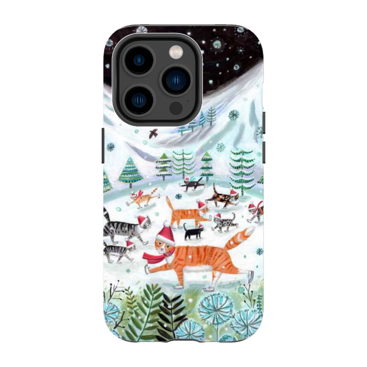iPhone MagSafe Tough Case - Cats On Ice By Mary Stubberfield