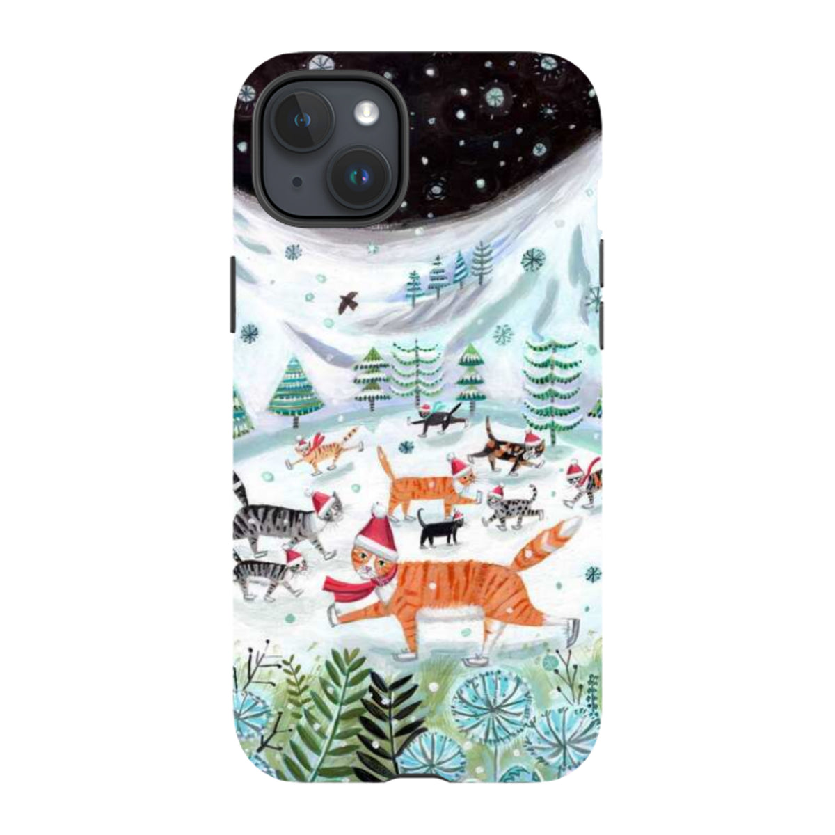 iPhone MagSafe Tough Case - Cats On Ice By Mary Stubberfield