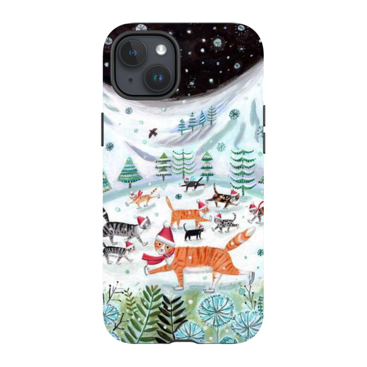 iPhone MagSafe Tough Case - Cats On Ice By Mary Stubberfield