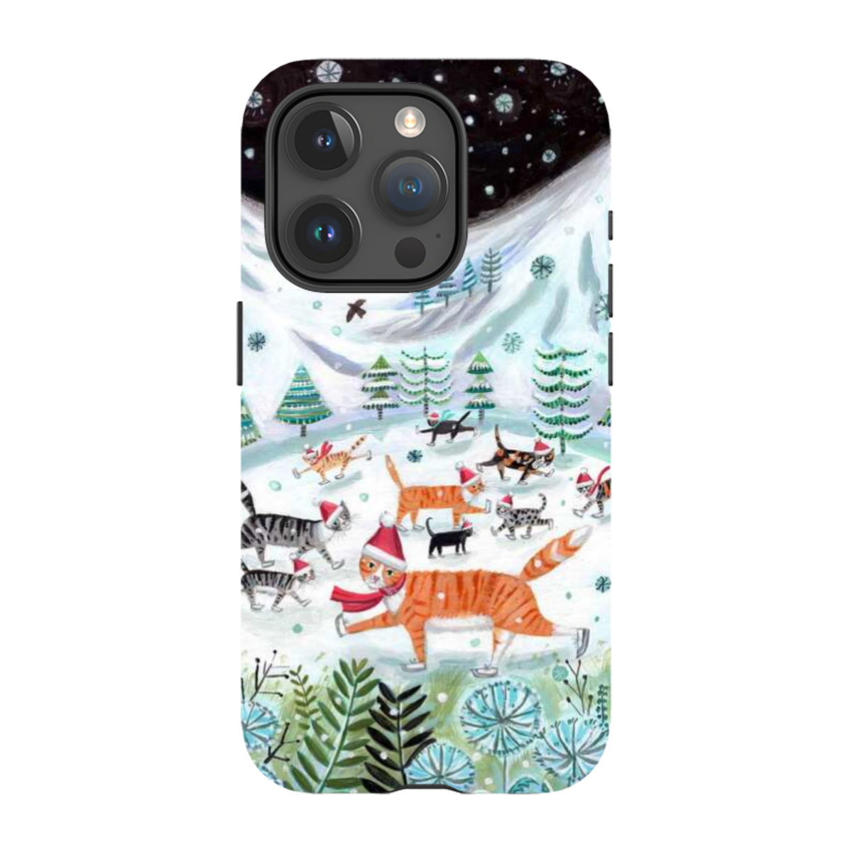 iPhone MagSafe Tough Case - Cats On Ice By Mary Stubberfield
