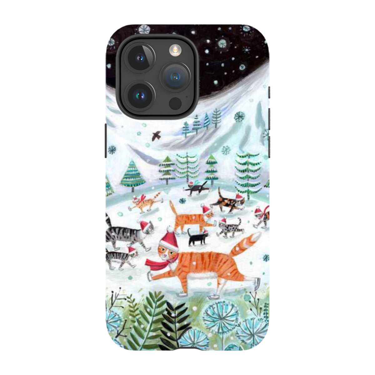iPhone MagSafe Tough Case - Cats On Ice By Mary Stubberfield