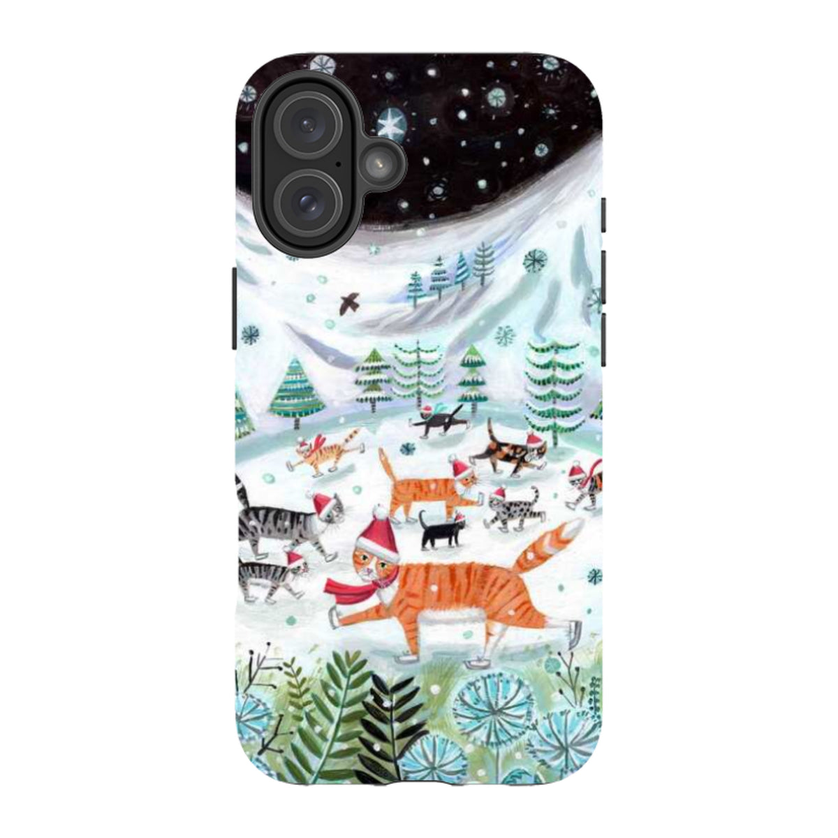 iPhone MagSafe Tough Case - Cats On Ice By Mary Stubberfield