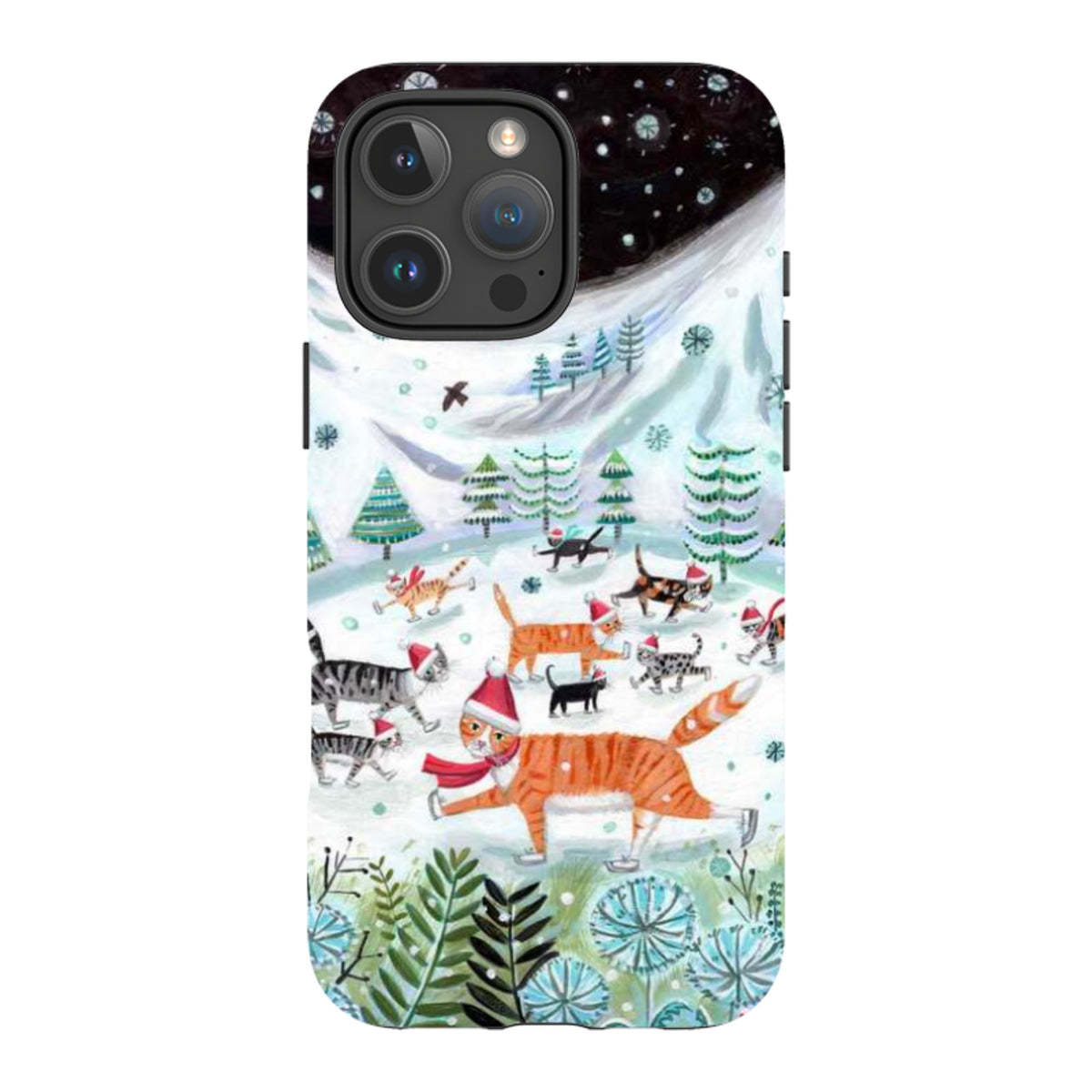 iPhone MagSafe Tough Case - Cats On Ice By Mary Stubberfield