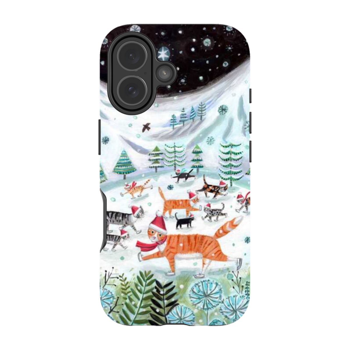 iPhone MagSafe Tough Case - Cats On Ice By Mary Stubberfield