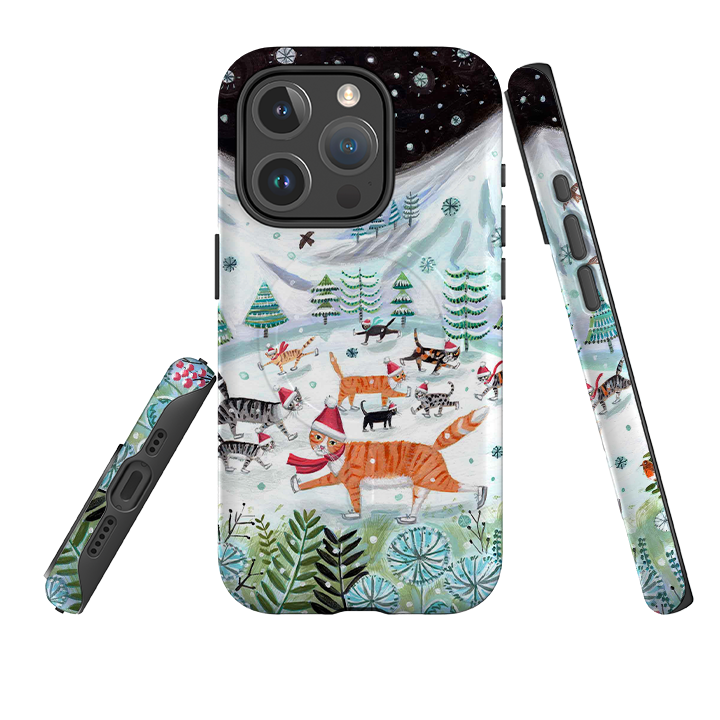 iPhone MagSafe Tough Case - Cats On Ice By Mary Stubberfield