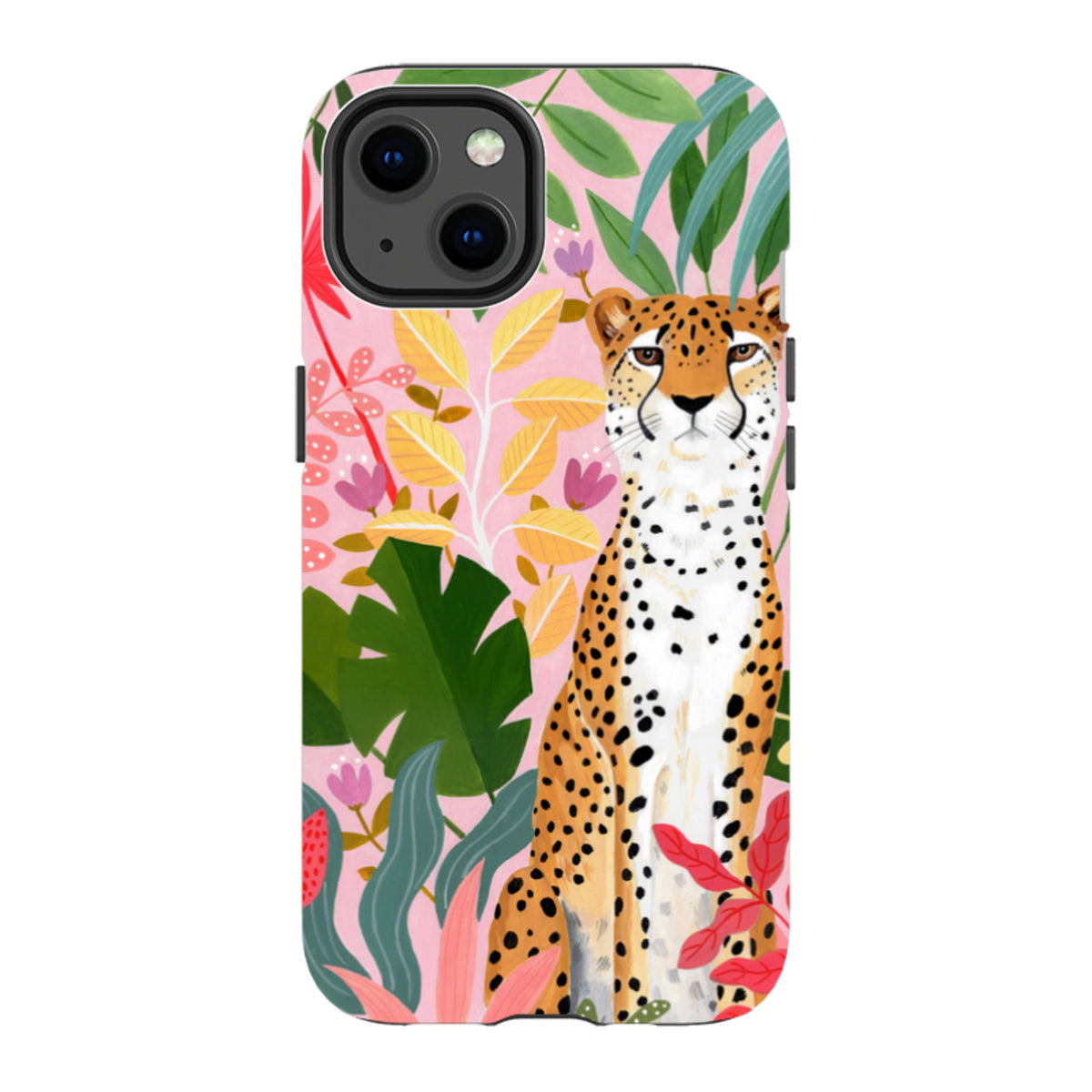 iPhone MagSafe Tough Case - Cheetah Jungle By Bex Parkin