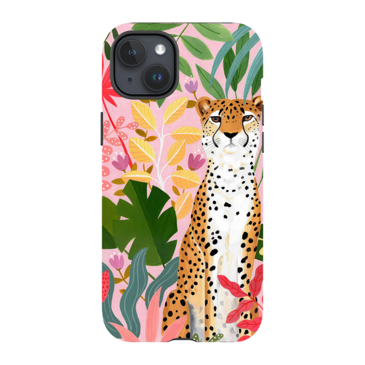 iPhone MagSafe Tough Case - Cheetah Jungle By Bex Parkin