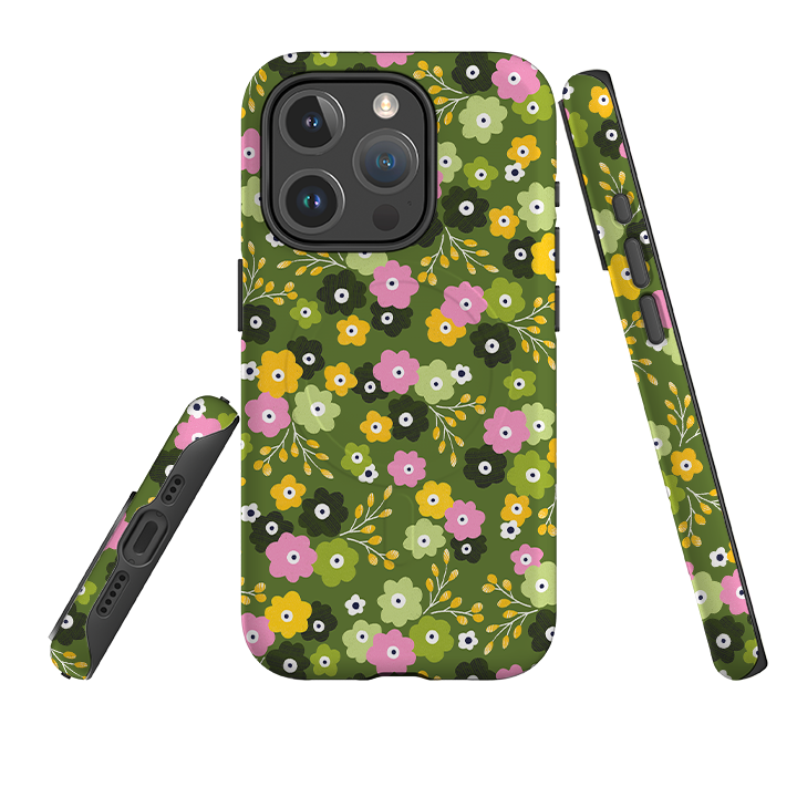 iPhone MagSafe Tough Case -  Cherry Blossom II By Ali Brookes