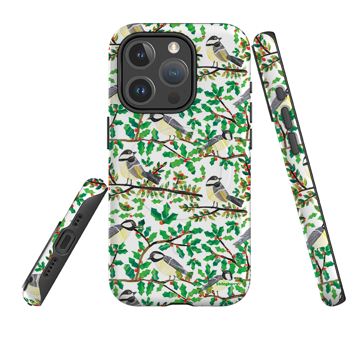 iPhone MagSafe Tough Case - Chickadee By Tracey English