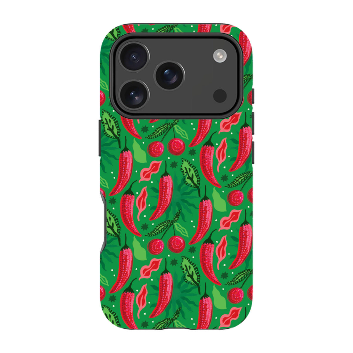 iPhone MagSafe Tough Case - Chilli Cherry By Emma Frances Grant