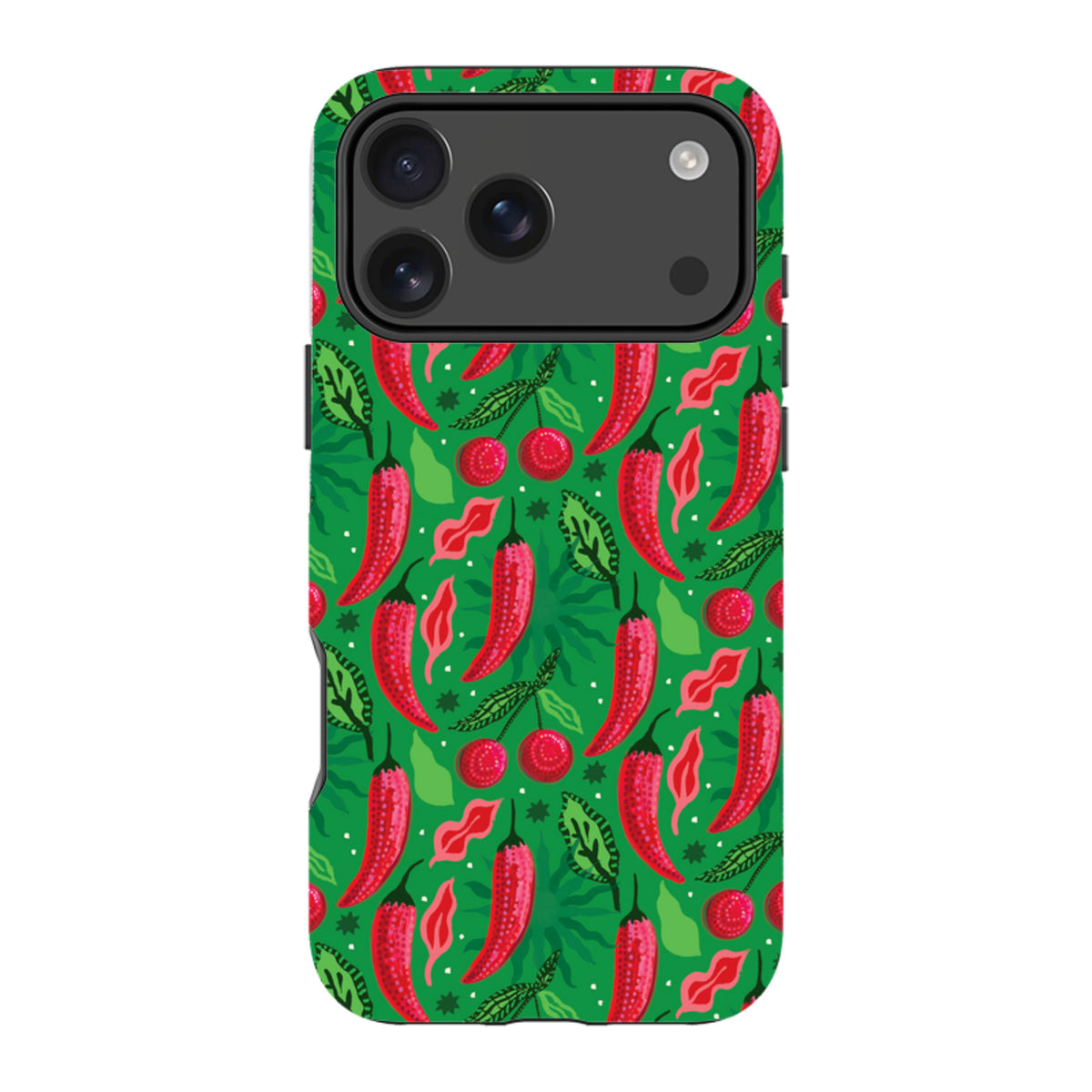 iPhone MagSafe Tough Case - Chilli Cherry By Emma Frances Grant