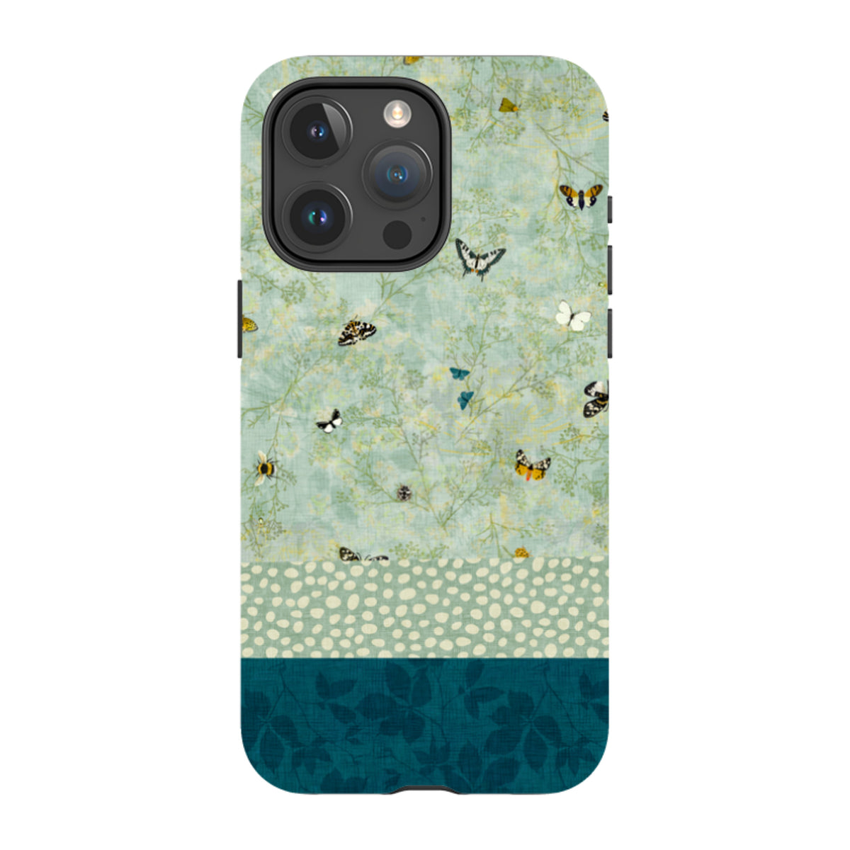 iPhone MagSafe Tough Case - Chinoiserie Garden Soft Sage 2 By Katherine Quinn