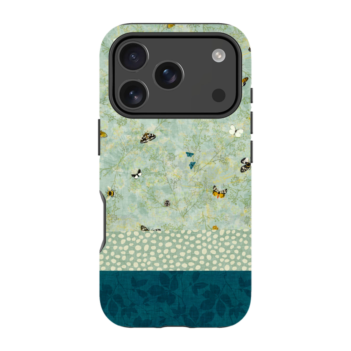 iPhone MagSafe Tough Case - Chinoiserie Garden Soft Sage 2 By Katherine Quinn