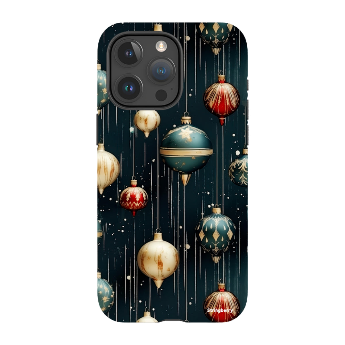 iPhone MagSafe Tough Case -  Christmas Baubles