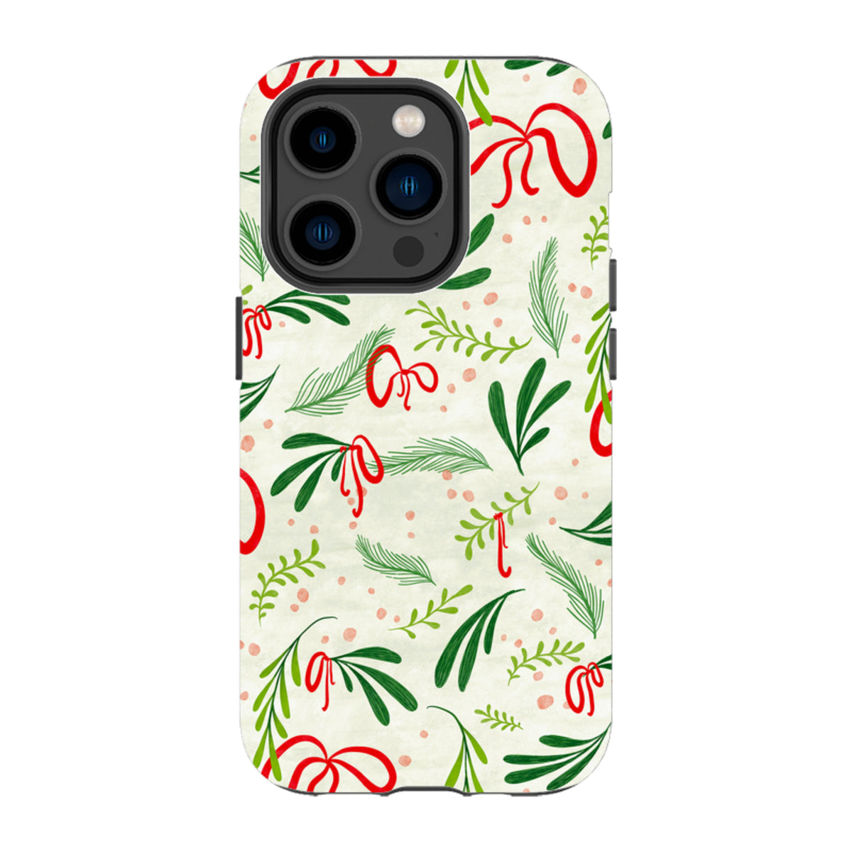 iPhone MagSafe Tough Case -  Christmas Bows By Katherine Quinn