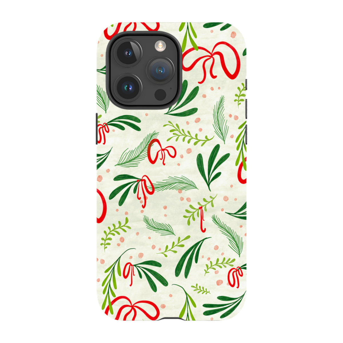 iPhone MagSafe Tough Case -  Christmas Bows By Katherine Quinn