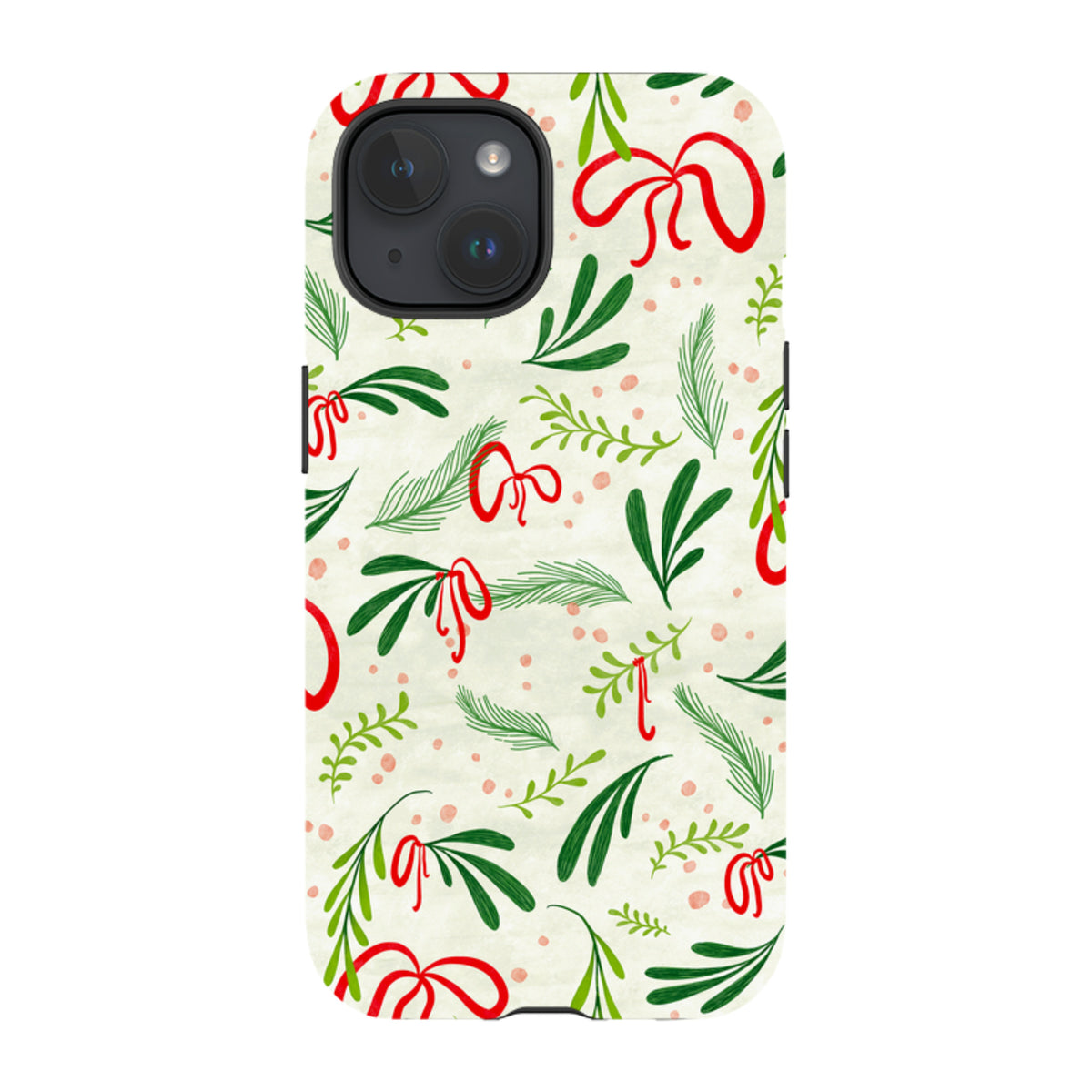 iPhone MagSafe Tough Case -  Christmas Bows By Katherine Quinn