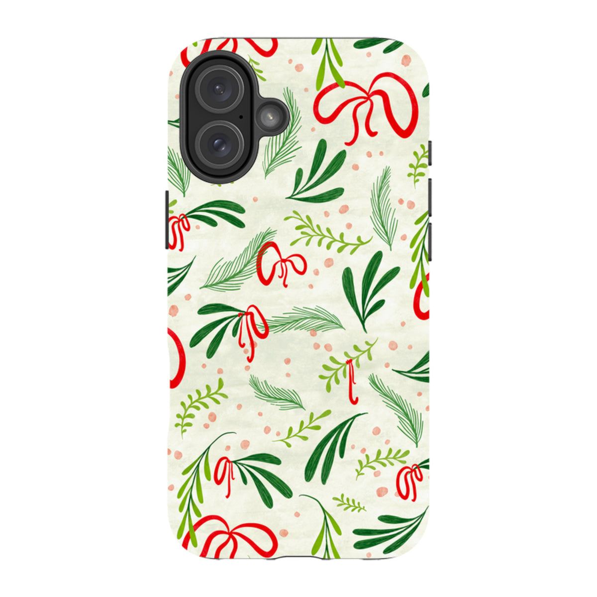 iPhone MagSafe Tough Case -  Christmas Bows By Katherine Quinn
