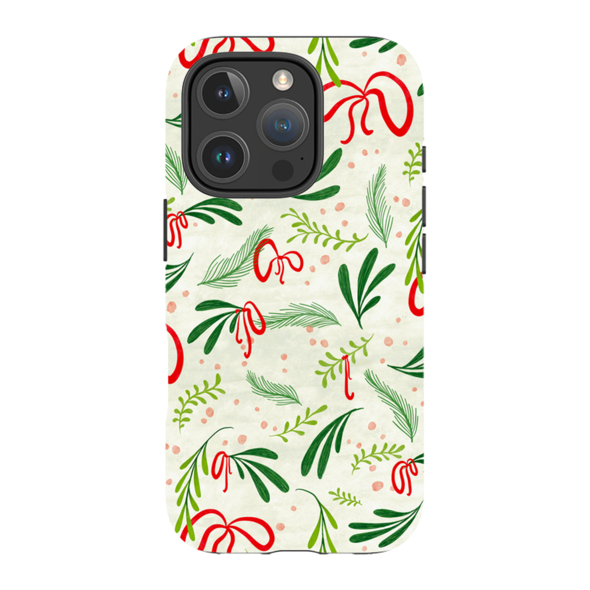 iPhone MagSafe Tough Case -  Christmas Bows By Katherine Quinn