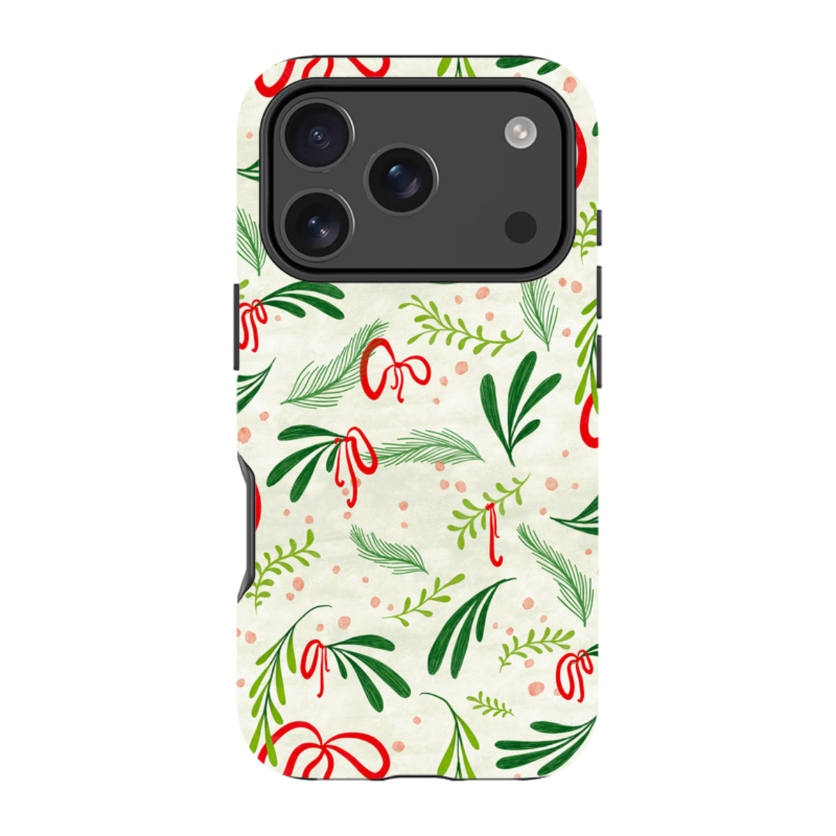 iPhone MagSafe Tough Case -  Christmas Bows By Katherine Quinn