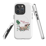 iPhone MagSafe Tough Case -  Christmas Daschund By Liane Payne