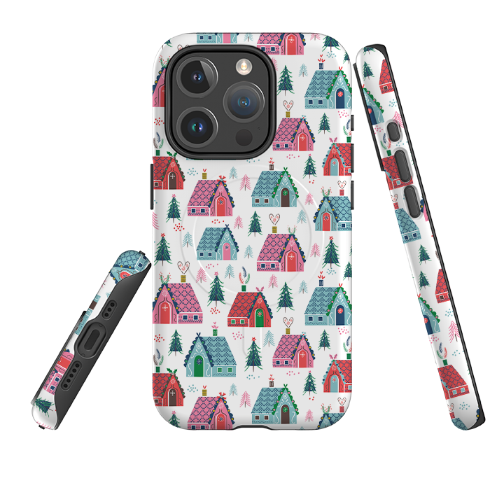 iPhone MagSafe Tough Case - Christmas Gingerbread By Ali Brookes