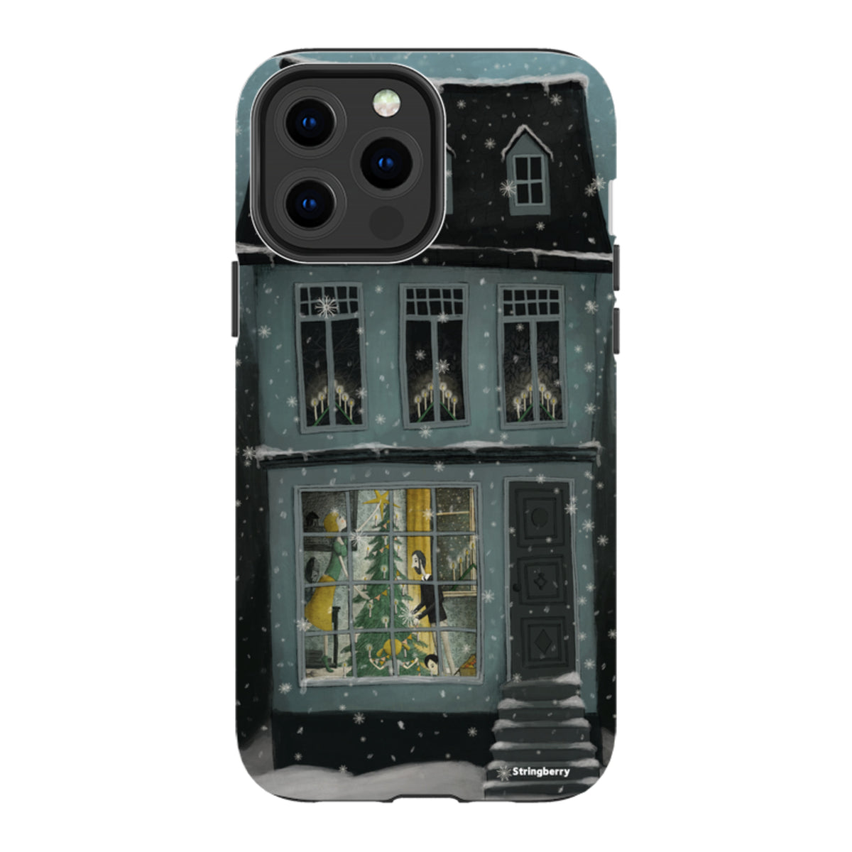 iPhone MagSafe Tough Case - Christmas House By Maja Lindberg