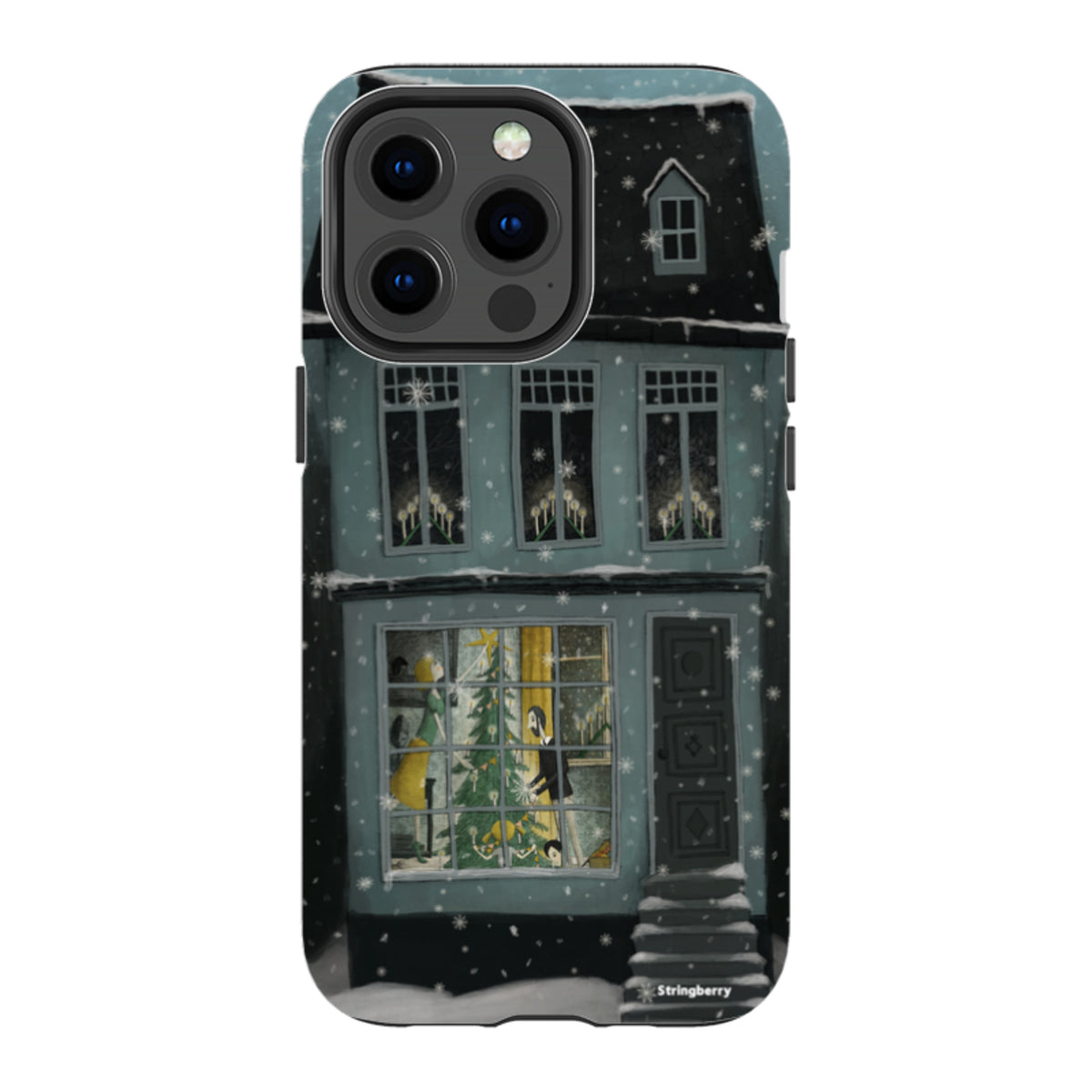 iPhone MagSafe Tough Case - Christmas House By Maja Lindberg