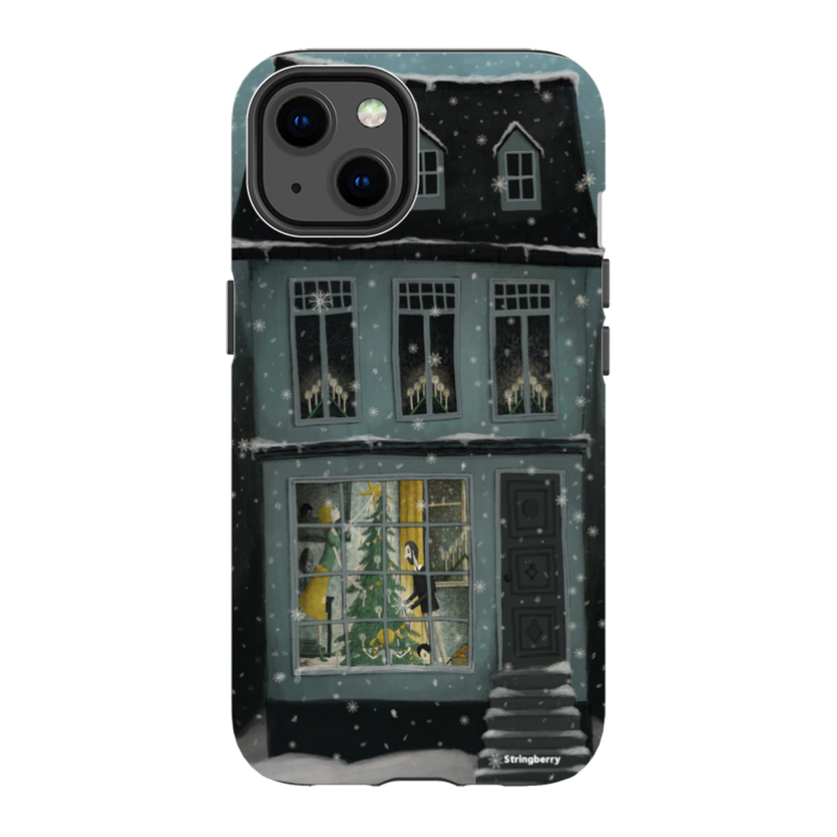 iPhone MagSafe Tough Case - Christmas House By Maja Lindberg